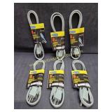 6) New Bergen 3 Ft Garbage Disposal Power Cord