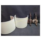 2) Candlestick Style Wall Sconce Light Fixtures w