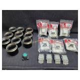 Wall Cable Entry Cover Plates, Aluminum Light