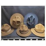 Group Of 5 Vintage Hats