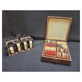 Mix Lot Of Vintage Poker Chips & Chip Holders