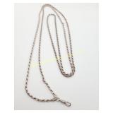 Vintage Sterling Silver Style Pocket Watch Fob