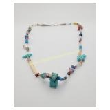 Southwest Style Necklace Sterling Clasp