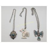 3) Southwest Design Pendants & Chains