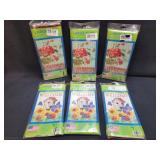 Group Of 6 Large Garden Flags - Yard Decor