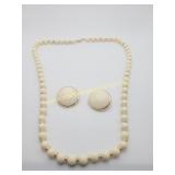 Vintage Necklace & Matching Earrings Set