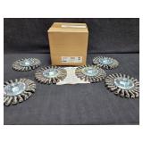 6) NEW Osborn High Speed Wire Wheels 4"