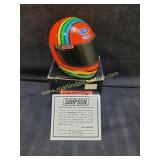 Nascar Autograph Mini Helmet Jeff Gordon 24