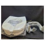 New CAREX Locking Raise Toilet Seat With Handles