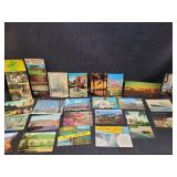 24) Vintage Postcards - Mix Lot