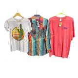 Mix Lot Tees & Button Up Ladies