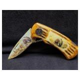 Wild Outdoors Faux Bone Handle Pocket Knife