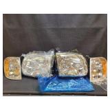 New 2005 Toyota Tundra 4 Piece Headlight & Turn