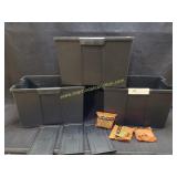 3) New NOCO BG24 & NAPA Snap Top Battery Boxes -