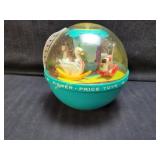 Vintage 1966 Fisher Price Roly Poly Chime Ball