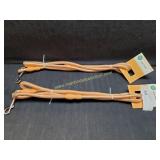 2) New X & O 6ft Dog Rope Leashes Peach Color