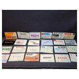 Collection Of 24 Vintage Amateur Radio QSL Cards