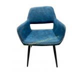 Turquoise Green Upholstered Accent Chair