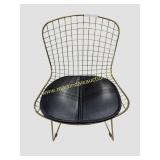Metal Gold Mesh Wire Accent Chair