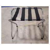 Vintage Chrome Luggage Stand