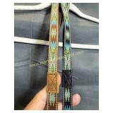 2) New Western Theme 5ft Dog Leashes DBL BARREL