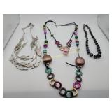 Group Of 3 Fashion Necklaces
