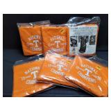 6) New Old Stock Golf Bag Orange Plastic Rain