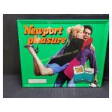 Vintage 21" x 17" NEWPORT Cigarettes Metal Sign
