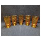 Vintage Indiana Glass Whitehall Cubist Pattern