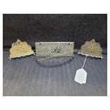 3) Antique Decorative Wall Hanging Spoon Holders
