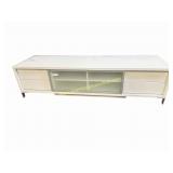 Modern Style Low TV Stand White Long