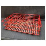Vintage Coca Cola Metal Bottle Tray