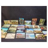24) Vintage Postcards - Mix Lot
