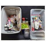 2) Containers w Misc Crafting & Sewing Items