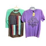 2) New Ladies Size Small Tees