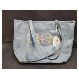 Jewell by Thirty-One Brand Leather Tote Handbag