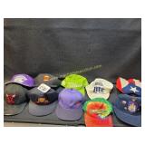 Group of Vintage Hats, Chicago Bulls, Houston