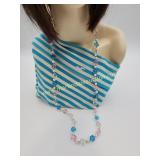 Vintage Fresh Water Pearls & Multicolor Glass