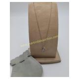 Sterling Silver Dainty 18" Chain & Pendant