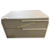 New Grey Two Drawers Modern Style Nightstand