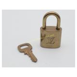 Authentic Louis Vuitton Padlock & 1 Key