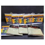 9) New Old Stock Golf Bag Plastic Rain Covers