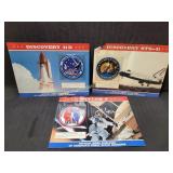 3) NASA Patches Discovery STS-41, 41D, Skylab 3