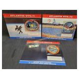 3) NASA Patches Apollo-Soyuz, Atlantis STS-71,