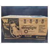 NEW Woodhead Stringlight 10 Sockets 100 Feet