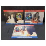 3) NASA Patches Columbia STS-50, Discovery