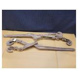 Pair Of Matching Large Chain Binders