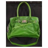 Michael Kors Green Leather Shoulder Bag