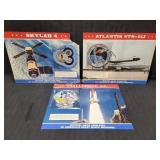 3) NASA Patches Skylab 4, Challenger 51L,
