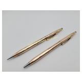 Vintage CROSS Pen & Mechanical Pencil 1/20 14K